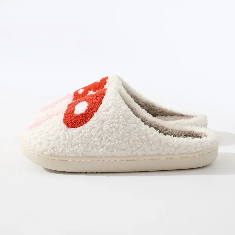 Pantoufles Champignon Mignonnes – Chaussons chauds, confortables et antidérapants pour la maison
